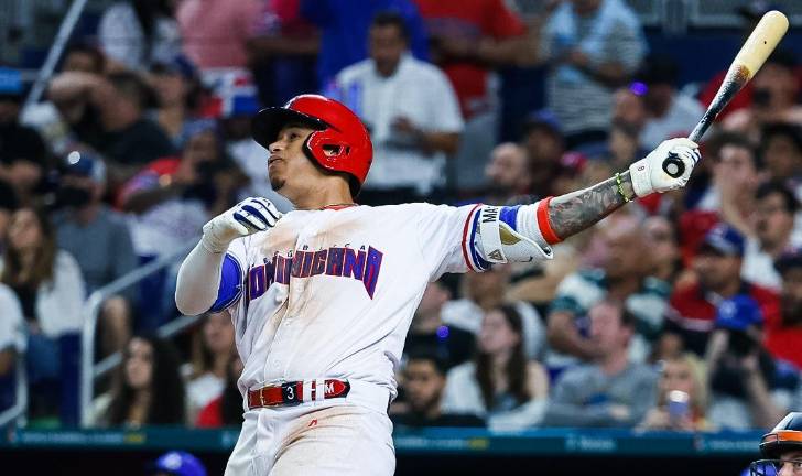 Manny Machado tuvo una jornada ofensiva muy productiva para Dominicana.
