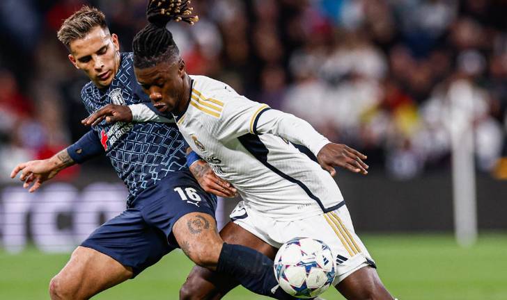 Real Madrid se impone 3-0 al Braga.