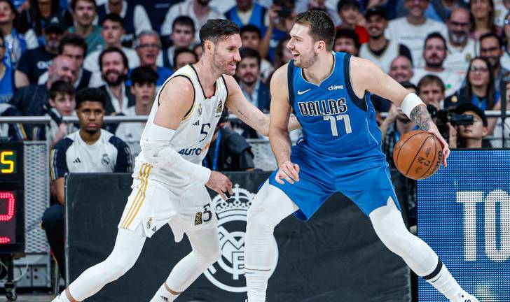 Luka Doncic apenas jugó casi 5 minutos ante el Real Madrid, en el encuentro amistoso celebrado en la capital española.