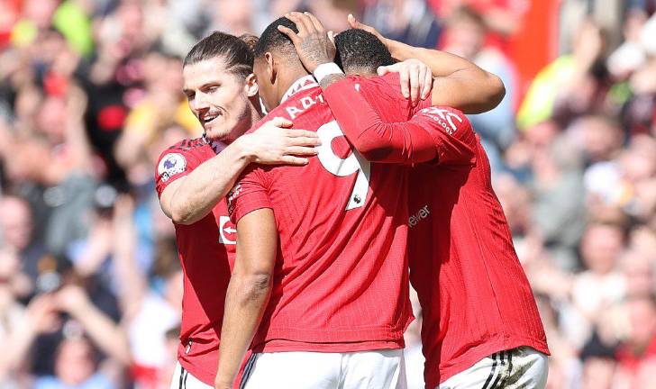 Con su victoria, Manchester United sigue entre los cuatro mejores lugares de la Premier League.
