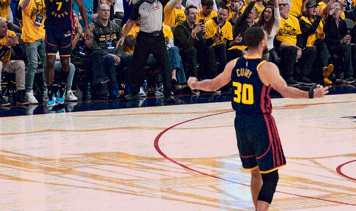 Stephen Curry y Golden State están cerca de las semifinales del Oeste.