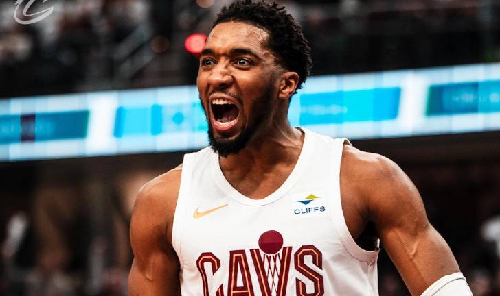 Donovan Mitchell cargó con la ofensiva de los Cavaliers, en el inicio de la postemporada de la NBA.