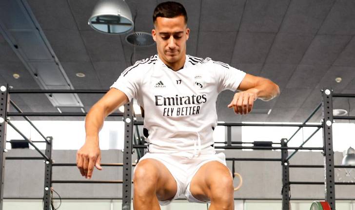 Lucas Vázquez y el resto de sus compañeros se preparan para su próximo encuentro de Champions League.