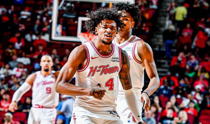 Jalen Green fue figura en el triunfo de los Rockets.