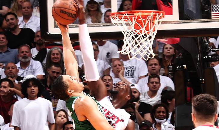 Miami se quedó con el primer juego de las finales del Este, de la NBA.