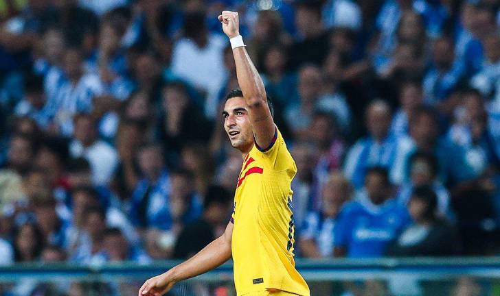Ferran Torres fue el héroe del Barcelona, que logró su segunda victoria en la Champions League.