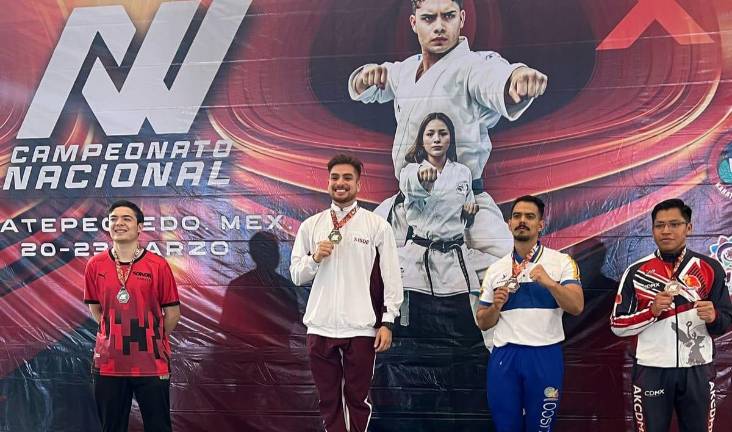 Jesús Francisco Moreno Bautista subió a lo más alto del podio en su categoría.