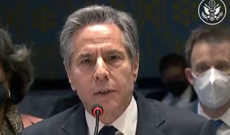Antony Blinken, Secretario de Estado estadounidense.
