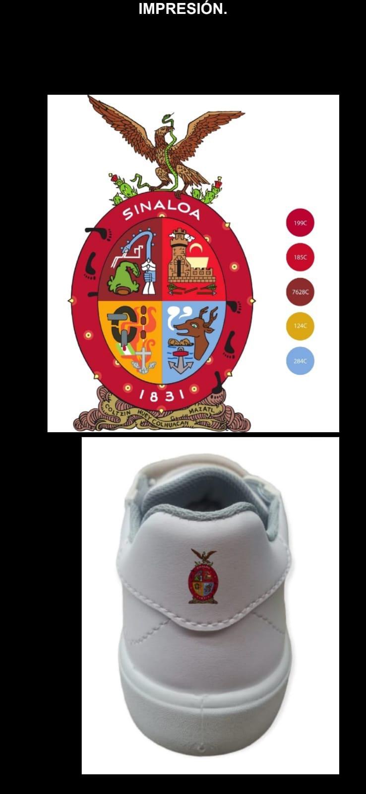 $!Cambian diseño de calzado escolar gratuito de Sinaloa tras exponer que violentaba la Ley