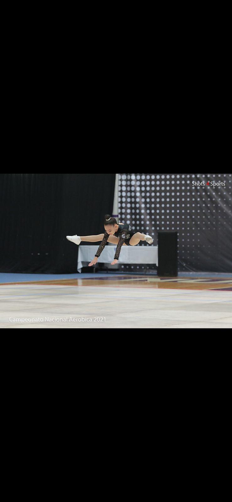 $!Brilla Alessa en Nacional de gimnasia aeróbica en Monterrey; la única sinaloense con tres oros