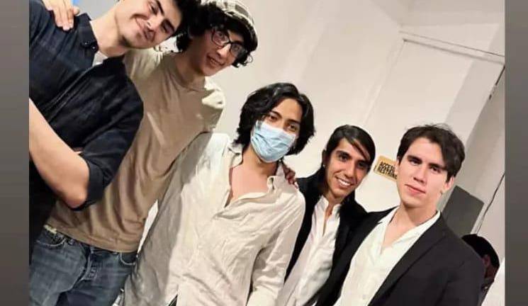 Algunos de los artistas participantes.