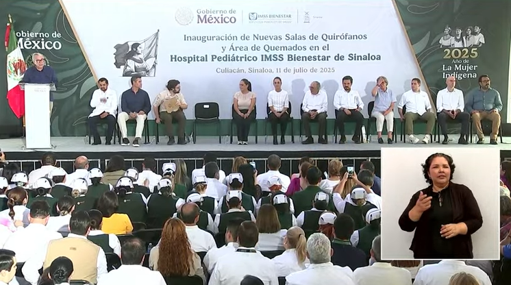 El Gobernador de Sinaloa Rubén Rocha Moya agradeció a la Presidenta de México Claudia Sheinbaum Pardo el apoyo ante la crisis de violencia.