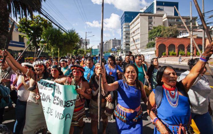 $!Mujeres indígenas de la Amazonía ecuatoriana.