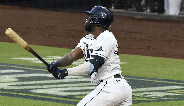Randy Arozarena fue figura en el triunfo de los Rays de Tampa Bay.