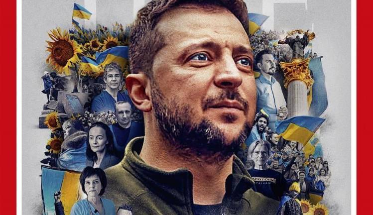 Volodymyr Zelensky, Presidente de Ucrania, Persona del Año de la revista Time.