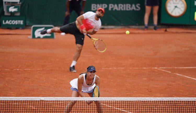 La mazatleca Giuliana Olmos y el colombiano Juan Sebastián Cabal fueron eliminados en semifinales de dobles mixtos de Roland Garros.