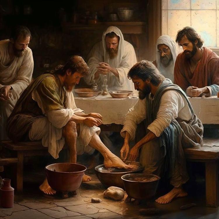 $!La última cena y el lavatorio de pies.