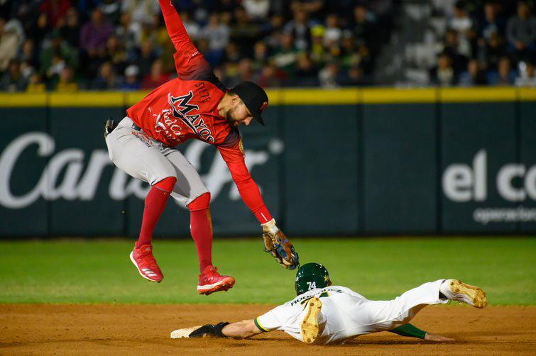$!Cañeros gana en 11 entradas a Mayos para tomar ventaja en playoffs