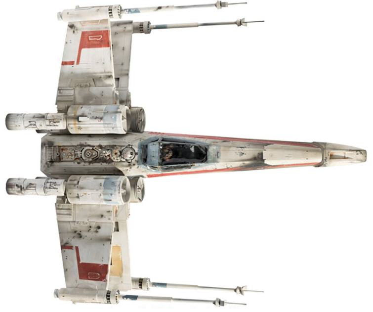 $!Subastarán un modelo de Ala-X, de ‘Star Wars’, perdido hace mucho tiempo