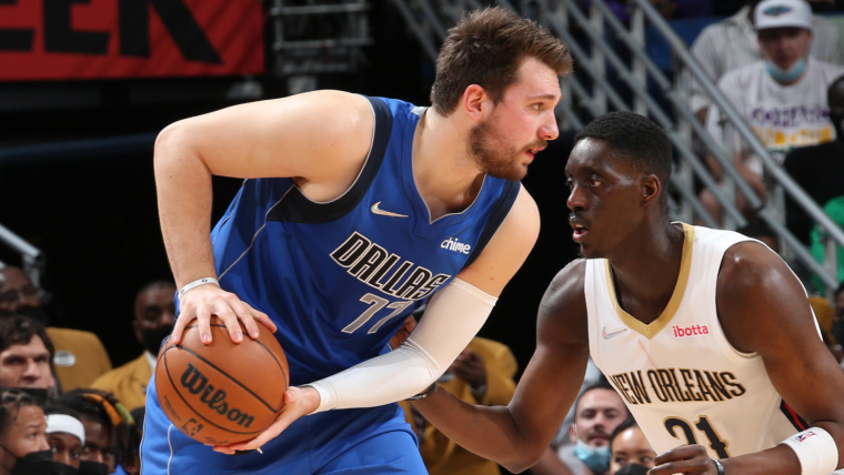 Luka Doncic tuvo una noche brillante.