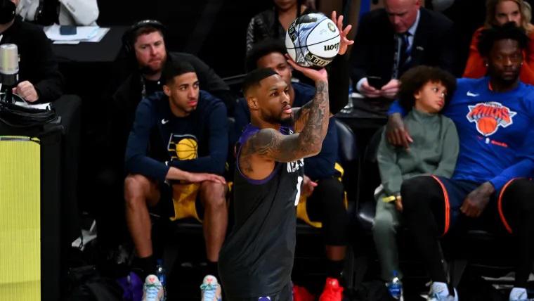 Damian Lillard se lleva el Concurso de Triples de la NBA