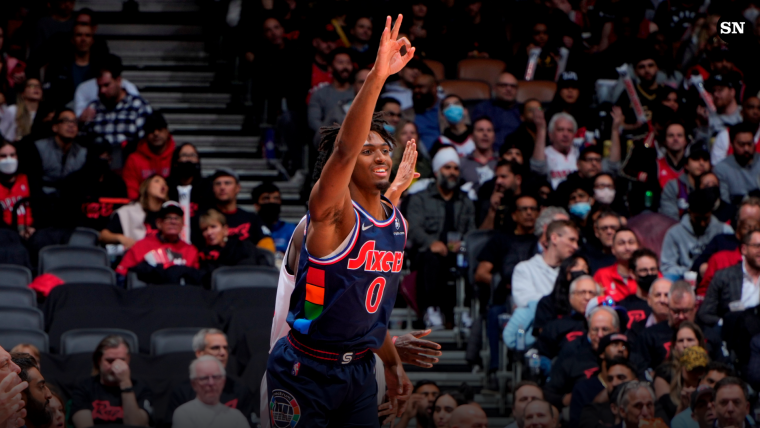 Maxey, clave para la victoria de los Sixers.
