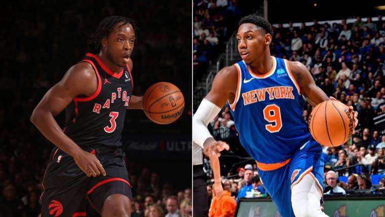 OG Anunoby a New York, RJ Barrett a Toronto.