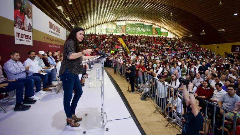 Vendrá a Sinaloa Luisa María Alcalde, presidenta de Morena, en septiembre