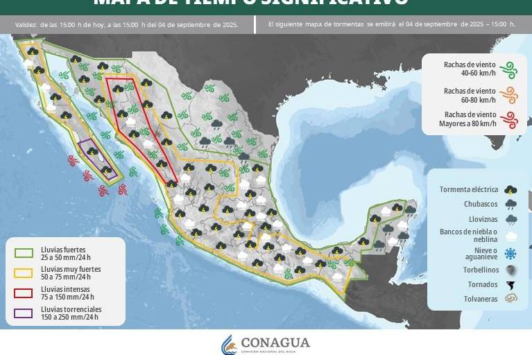 Huracán Lorena dejarán lluvias fuertes en sierra del sur de Sinaloa: Meteorológico