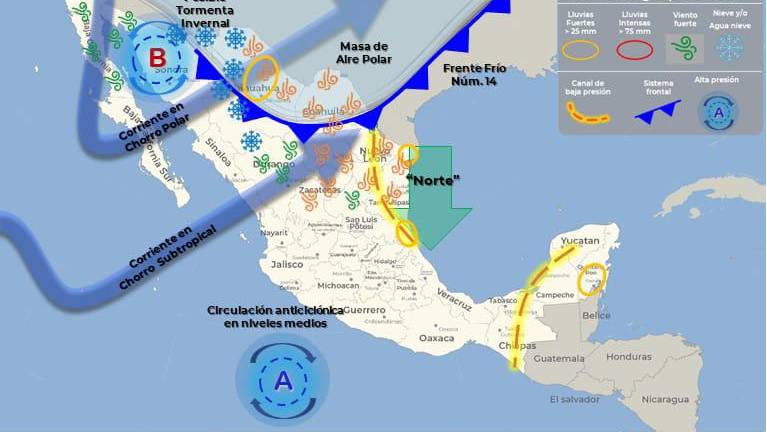 Prevén para Navidad bajen temperaturas en Sinaloa