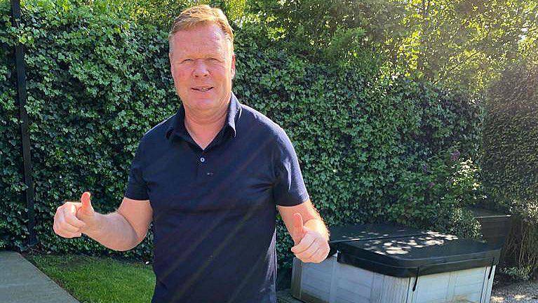 El técnico holandés Ronald Koeman.