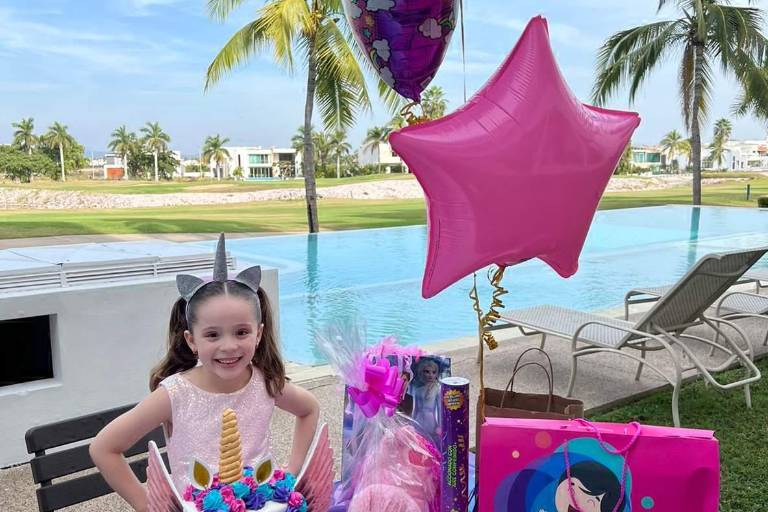 Dariana Osuna Durán tiene fiesta de unicornios