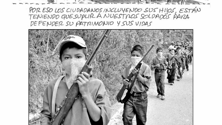 Soldado amigo. ¿Por qué lo permites?