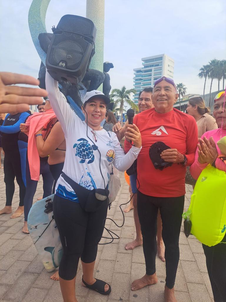 $!Alcanzan meta esperada en Travesía Anual de Natación