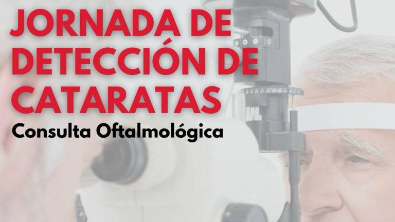 Este lunes será la jornada de detección de cataratas.