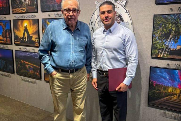 García Harfuch y Rocha Moya se reúnen en Palacio de Gobierno de Sinaloa