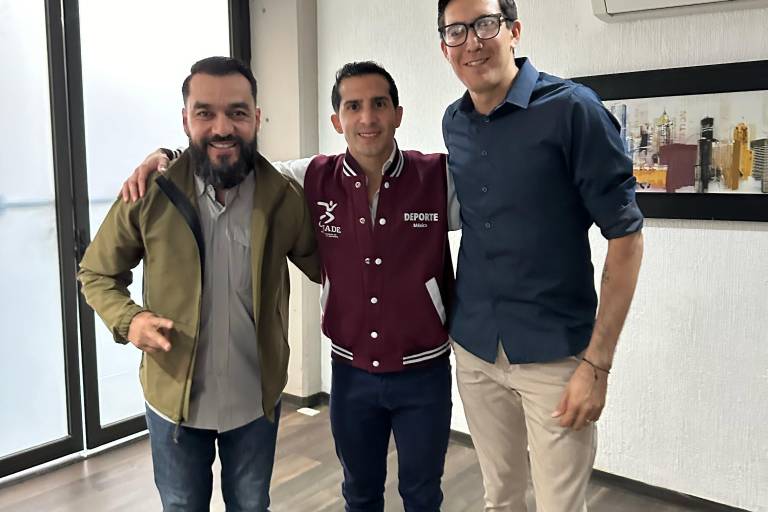Director del deporte de Culiacán se reúne con Rommel Pacheco, titular de la Conade