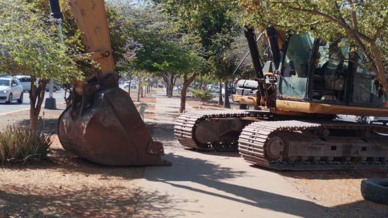 De las obras que Jumapam inició se están haciendo a una profundidad de casi ocho metros y van a tener que talar más de 20 arboles, denuncian.