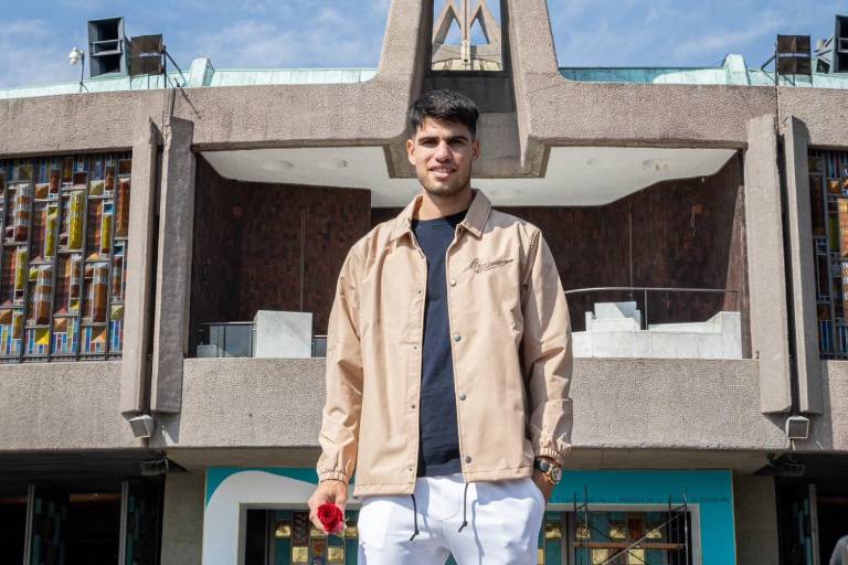 Carlos Alcaraz visita la Basílica de Guadalupe