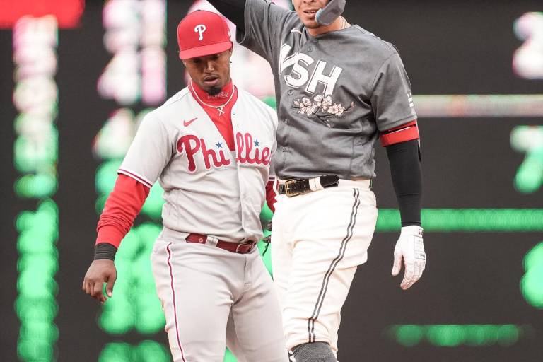 Pese a dos imparables de Joey Meneses, Nacionales caen ante Filis en Washington
