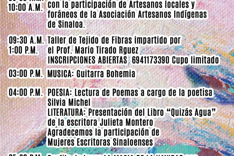Invitan al octavo Festival Internacional de las Artes, El Rosario Pueblo Mágico