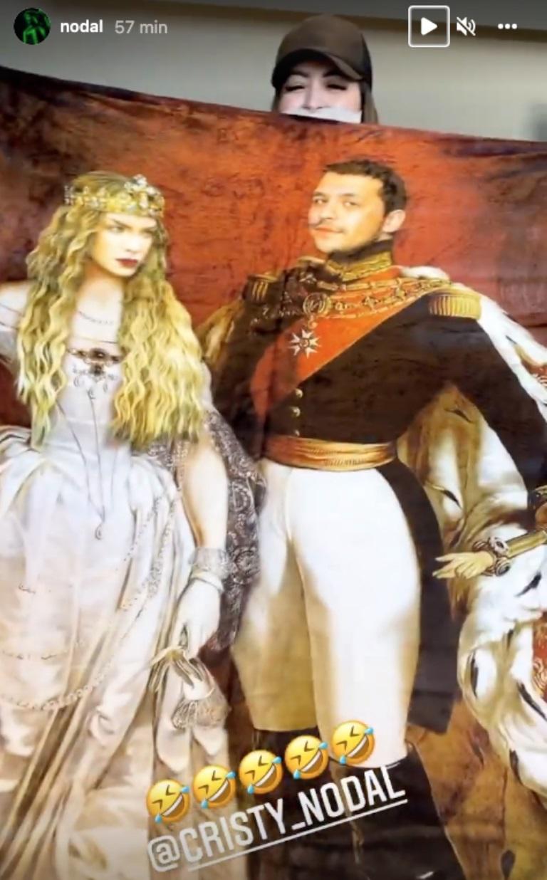 $!Al estilo de Carlota y Maximiliano es el nuevo lujo de Belinda y Nodal