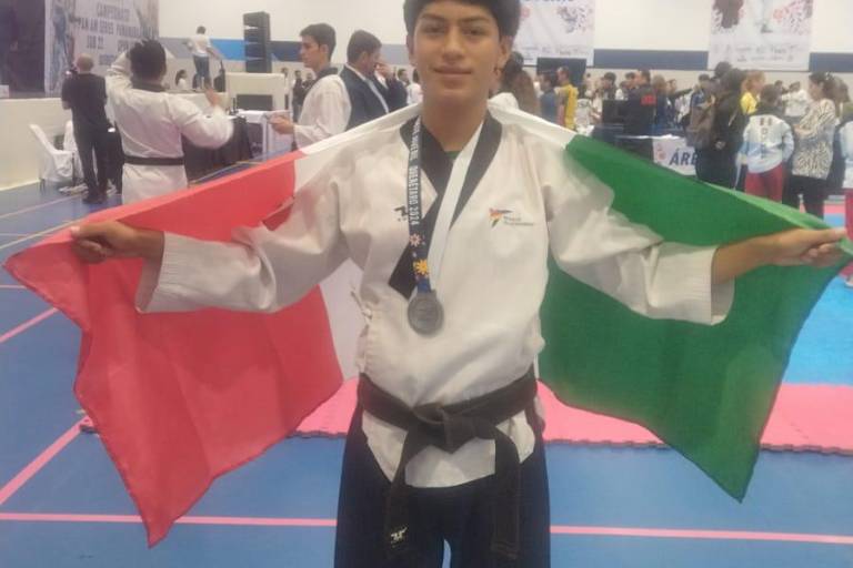 Sube mazatleco Nery Frías al podio en Campeonato Panamericano Cadete y Juvenil de Taekwondo