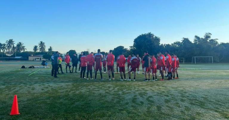 Necaxa cumple este miércoles su tercer día de entrenamiento en Mazatlán.