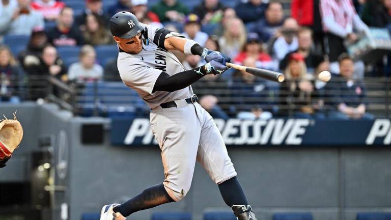 Aaron Judge elevó su promedio a .415.