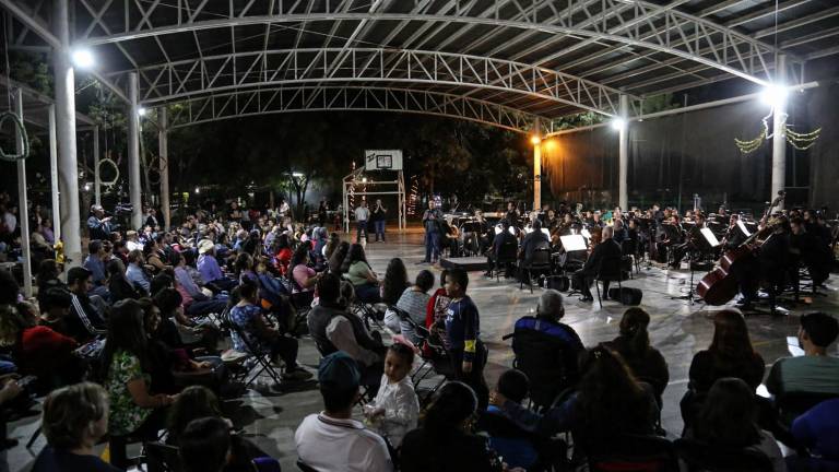 El concierto se llevó a cabo en la Unidad Deportiva Jesús Vizcarra Calderón del Fraccionamiento Terranova.