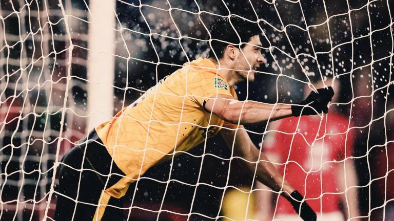 Raúl Jiménez empató el marcador por los Wolves en el tiempo regular.