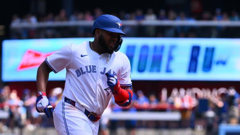 Vladimir Guerrero Jr. apareció con todo su poder para alargar el buen momento de los Azulejos.