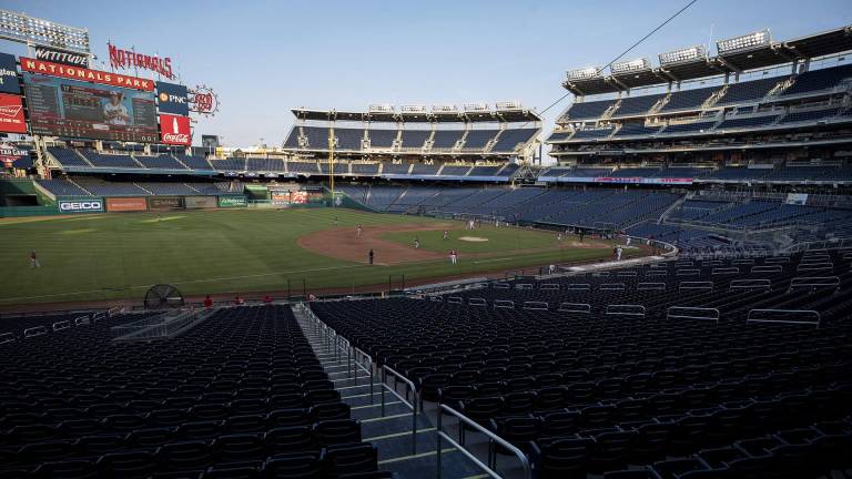 El Nationals Park recibirá 5 mil aficionados para el primer juego de la temporada 2021.