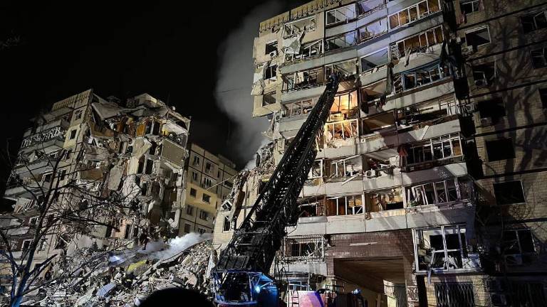 Imagen de las zonas devastadas por la invasión de Rusia en Ucrania.